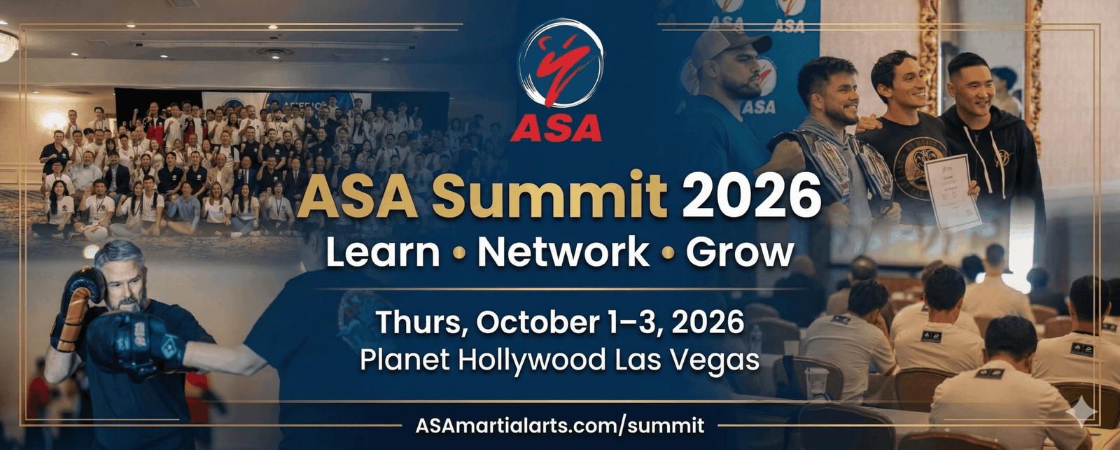 ASA Summit 2026 — Learn, Network, Grow. October 1-3, 2026 at Planet Hollywood Las Vegas
